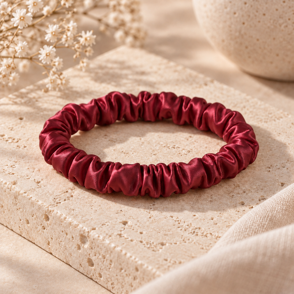 Klarivie Mulberry Silk Hair Ties – Bundle of 6
